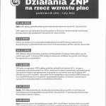 DZIAŁANIA ZNP